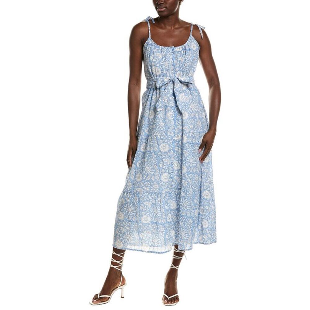 Emerson Fry Womens  India Button Front Sundress, White